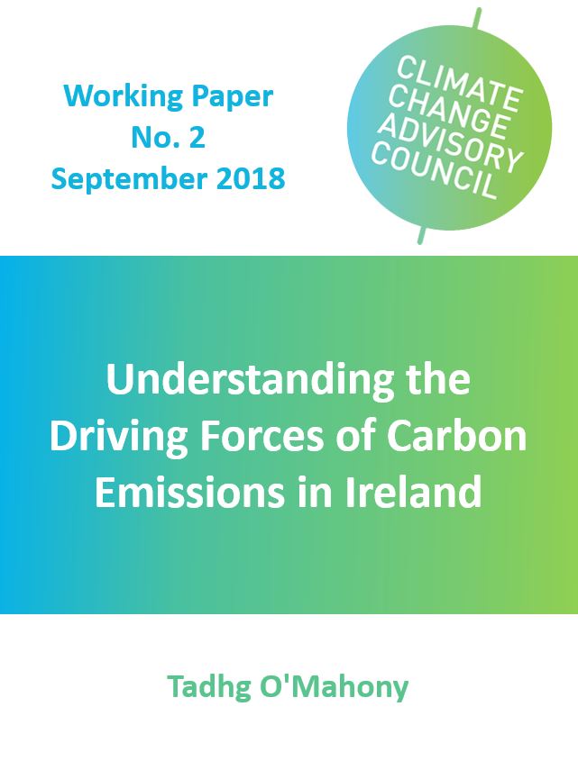 Working Paper No. 2: Understanding the Driving Forces of Carbon Emissions in Ireland